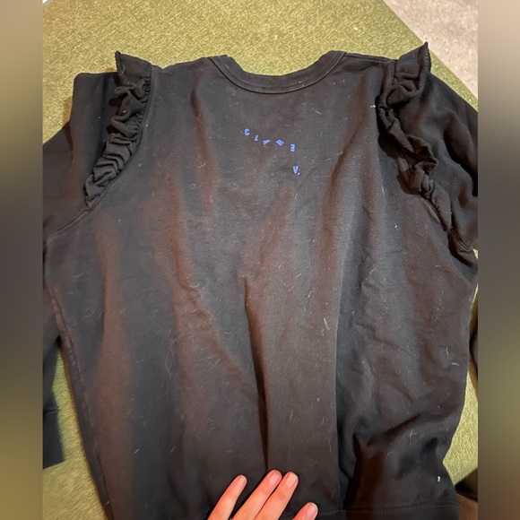 Clare V Oui Ruffle sweatshirt - Picture 4 of 9